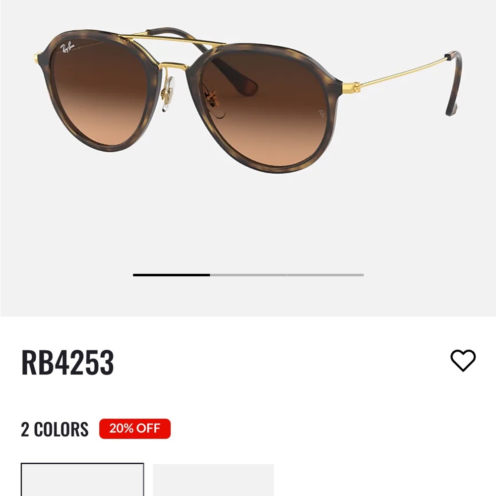 Ray ban tortoise aviator sunglasses
